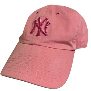 New York Yankees Pink Fitted Baseball Cap